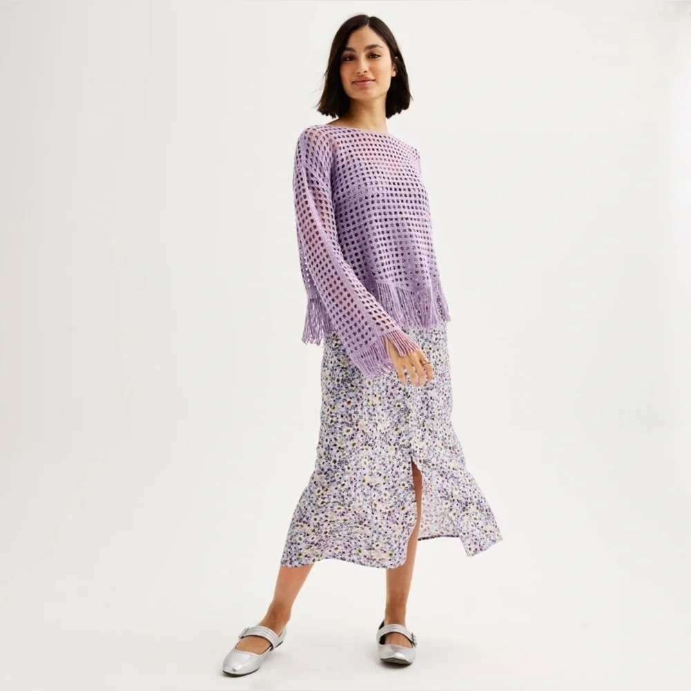 SO Button Front Floral Sleeveless Maxi Cami Junior’s Dress - Picture 4 of 11